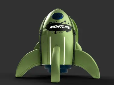 Futuristic Bag 3D model