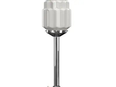 Art Deco English Table Lamp circa 1930s 3D model