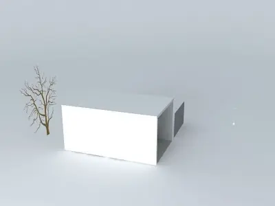 Modern Kitchen Using THORN Glacier Pendant Light Free 3D model