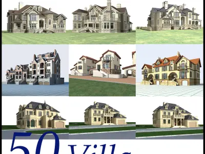 Villa Collection 50 items Vol5 3D model