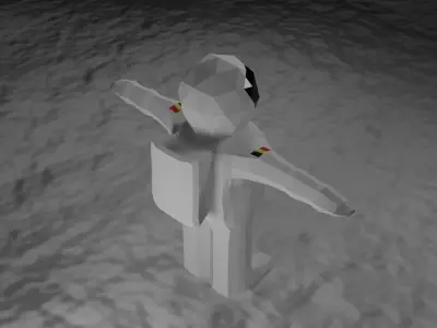 Astronaut - BE  - Stylized Lowpoly Character Low-poly 3D model