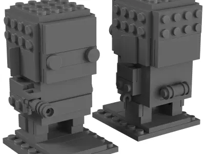 Lego Brickheadz - 41485 Finn 3D model