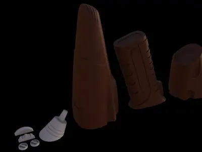 Discovery Style Energy Pistol Prop Phaser 3D print model