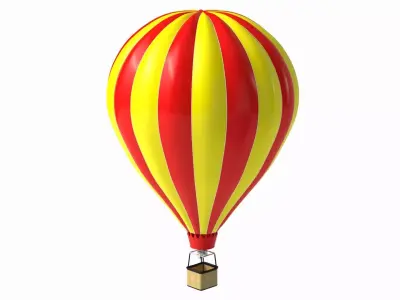 Hot Air Balloon 03 3D model