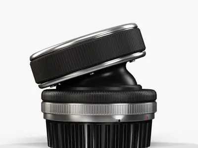 Lensbaby Composer Double Glass 50mm lens Low-poly 3D model