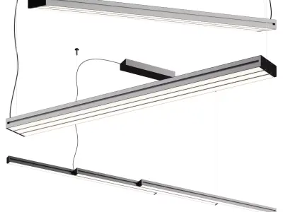 Fabbian LIGHT GLIDE Hanging lamp 3D model