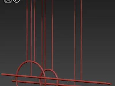 Chute Calypso Linear Suspension 3D model