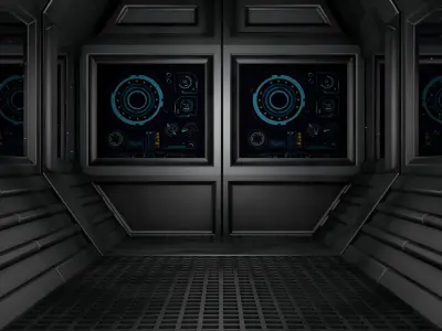 Sci Fi Corridor 3D model