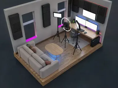 office room 3D model