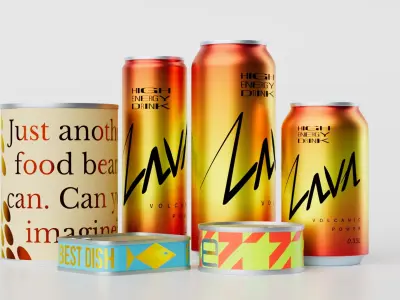  Aluminum &amp;amp; Tin Cans Bundle - Beverage and Food Containers 