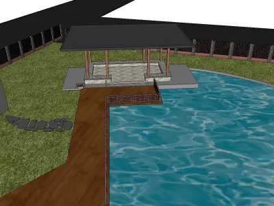 Homestay-Modern Waterfront 3D model