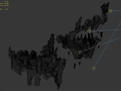 Magic Palace - mountain gravel 11 3D model
