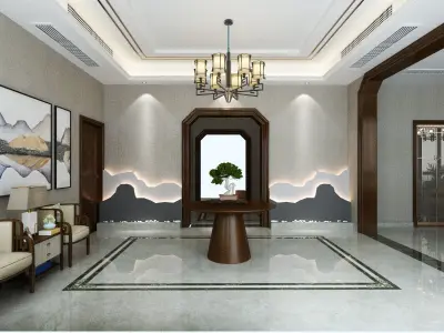 American style 3D model