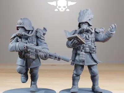 GrimGuard Xenarid Hunters 3D print model