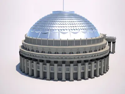 Novosibirsk Opera and Ballet Theatre 3D model