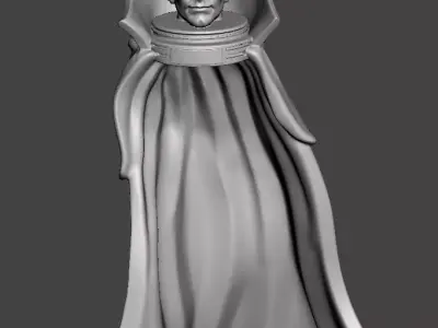 cape man 3d model for 3d printing 3D print model