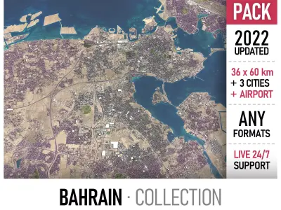 Bahrain - 3D City Model 3D Model Pack