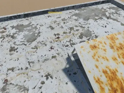 House old rust 1 Low-poly 3D model