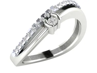  Women Ring Render 3dm STL MTL SLC JCD OBJ FBX Details 3D print model 28