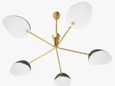 Robert Abbey Lighting Rico Espinet Racer Chandelier 3D model