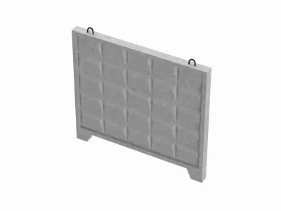 Concrete Wall  3D model