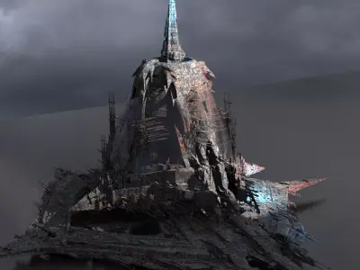 Locust Ocean facility chamber Aquarium 3D model