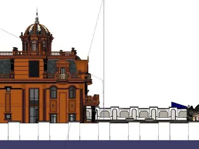 Classical Villa 3D model