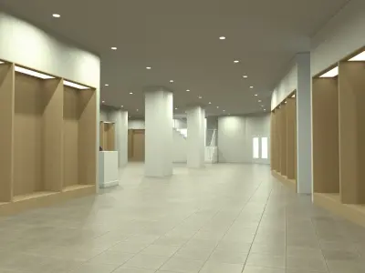Retail Event Space 2 3D model