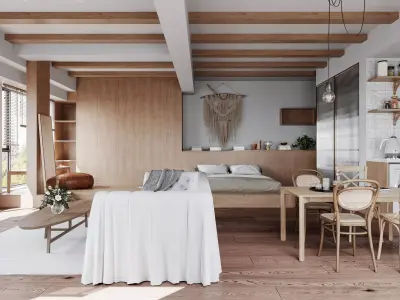 apartment interior scenes     3D model 40