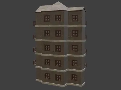 House Model 37 Low-poly 3D model