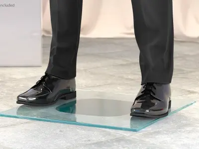  Grey Patterned Tuxedo Suit 