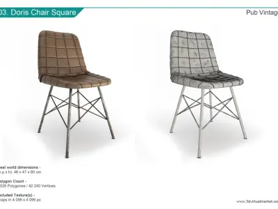 Vintage and Industrial Furniture Collection Segarra 3D model