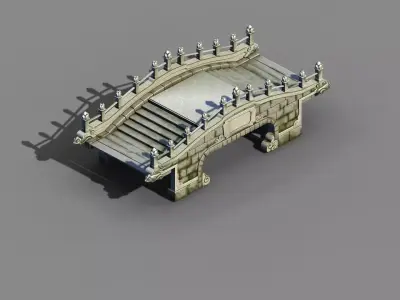 River Yangcheng - Bridge -04 3D model