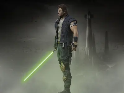 Darca Nyl Low-poly 3D model