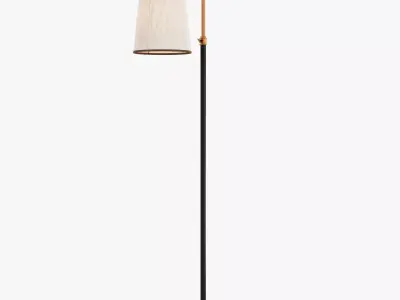 Gramercy steeve floor lamp 3D model