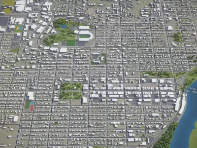 Lawrence Low-poly 3D model