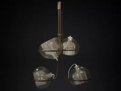 Vintage chandelier 3D model