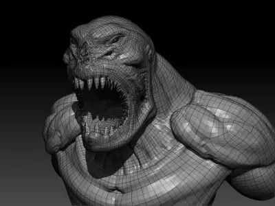 Cracken monster 3D model