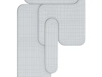 Sarsen S Area Rug 3D model