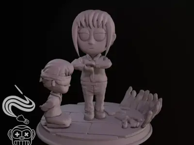 CHAINSAW MAN - MAKIMA - CHIBI  3D print model