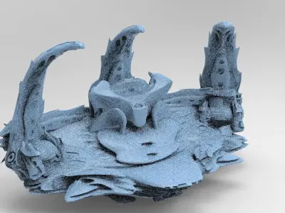 Wraith Hive Alien claw 3  3D model