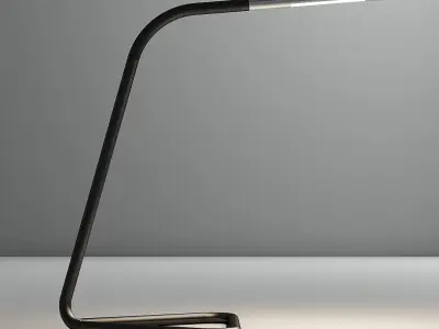 IKEA HARTE BLACK WORK TABLE LAMP 3D model