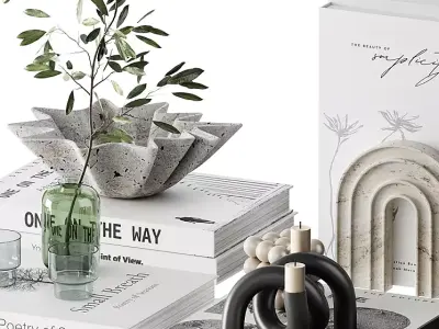 Decorative Set 3D model 45