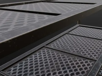 Shelf 3D Model Low-poly 3D model