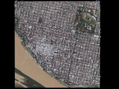Rosario - Argentina 3D model