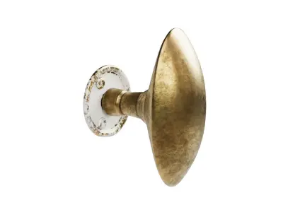 Antique Door Handles Set 3D model