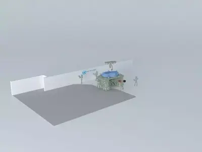 UN task force alphamobile command unit  MCU 3D model