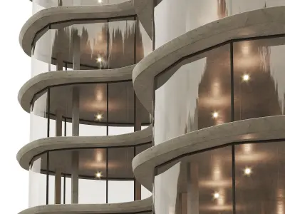 Office house building 3 3D model