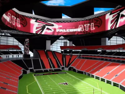 Mercedes Benz Stadium 3D 3D model