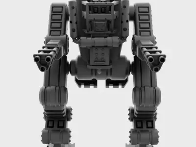 Robo-Tank 3D Print model att robot 3D print model